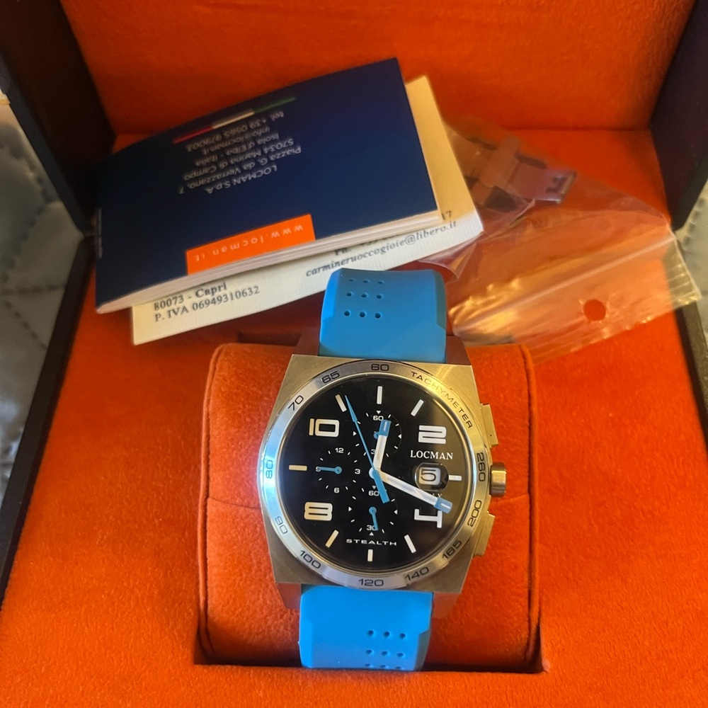 NEW Locamn Italian Made Watch. Made & bought in Capri, Italy beautiful!🇮🇹